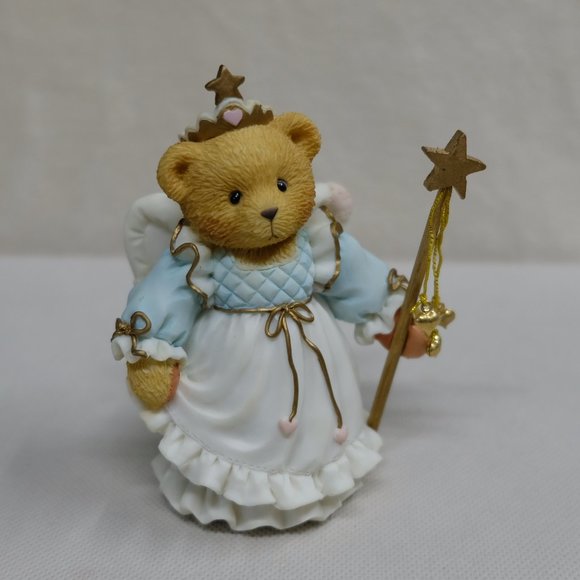 Cherished Teddies Kittie Fairy God Mother Bear Figurine Vintage 1996 #131865 - Picture 2 of 7